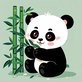 可爱熊猫宝宝 