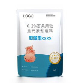 兽药包装 猪饲料 平面图可修改