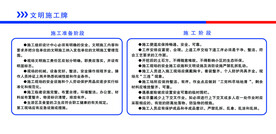 文明施工牌