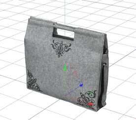 C4D模型 购物袋