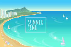 夏日海滩