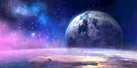星云银河地球背景