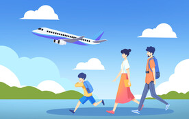 旅行原创插画