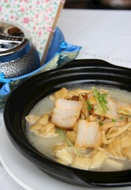 咸肉煮百叶