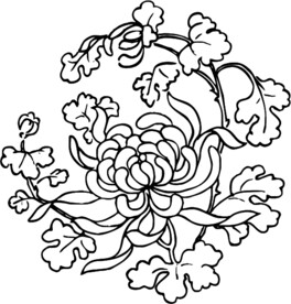 花纹圆形传统图案