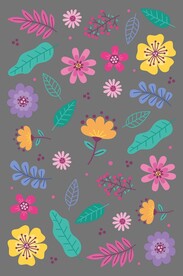 矢量花元素底纹