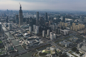 宁波东部新城 航拍照片