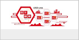 四千精神文化墙