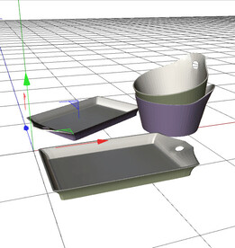 C4D模型 餐具