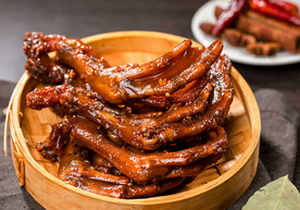 香辣鸭爪 