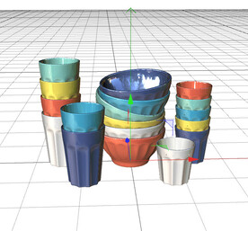 C4D模型 餐具