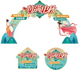 中秋门头