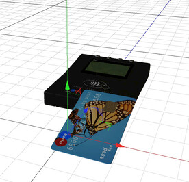 C4D模型 pos机