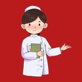 手绘医疗人物