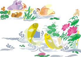 鸳鸯戏水图
