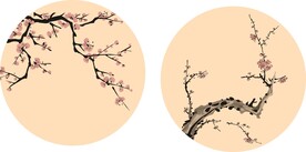 水墨梅花