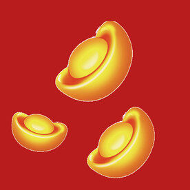 元宝钱币素材