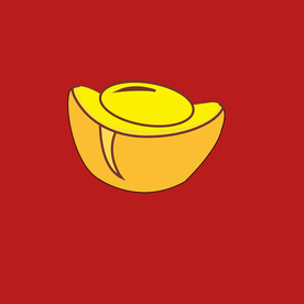 元宝钱币素材