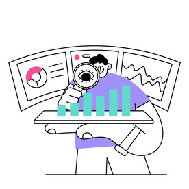金融科技商业插图    