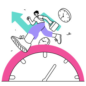 金融科技商业插图    