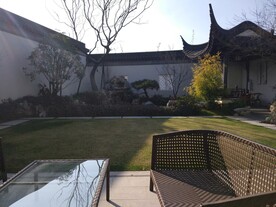 杭州绿城桃李春风别墅庭院景观
