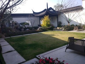 杭州绿城桃李春风别墅庭院