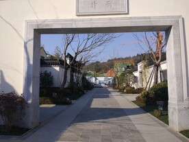 杭州绿城桃李春风别墅巷道