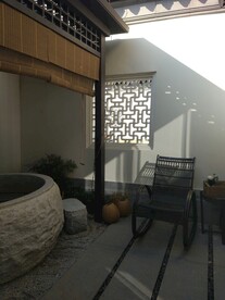 杭州绿城桃李春风别墅庭院