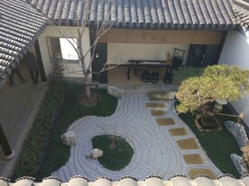 杭州绿城桃李春风别墅庭院景观