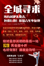 减肥海报