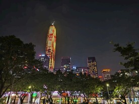 夜景深圳平安大厦