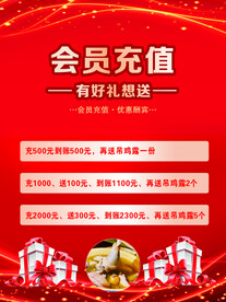 会员充值  好礼相送
