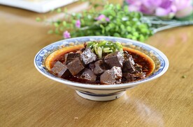 辣子蒜羊血
