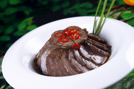 香葱捞牛腱