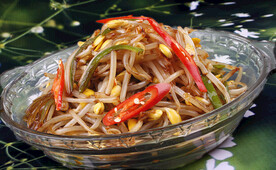 豆芽炒粉条
