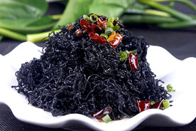 炝拌海发菜