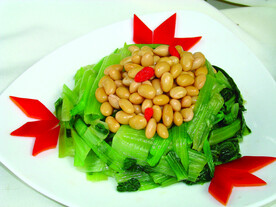 毛豆青菜