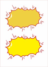 商场爆炸打折折扣框