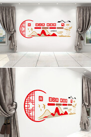 校园传统文化宣传墙