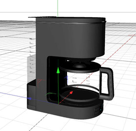 C4D模型 咖啡机