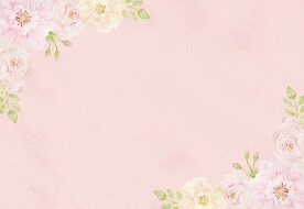 清新淡雅花卉信纸背景