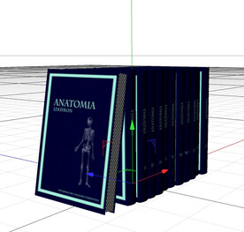 C4D模型 书