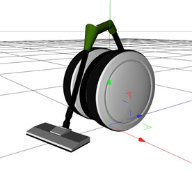 C4D模型 吸尘器