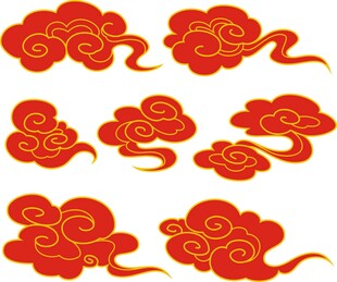 矢量祥云
