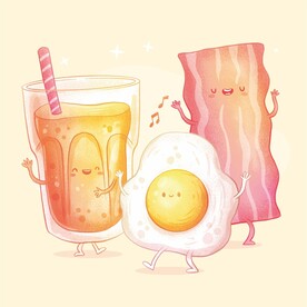 卡通食物