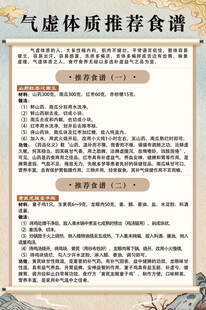 养生 气虚体质推荐食谱