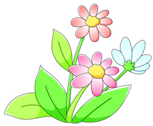 卡通手绘花朵