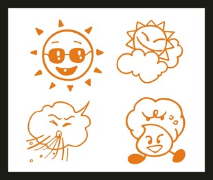 天气标识图标