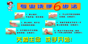 六步洗手法