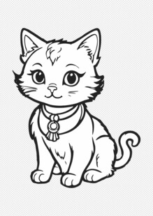 手绘猫
